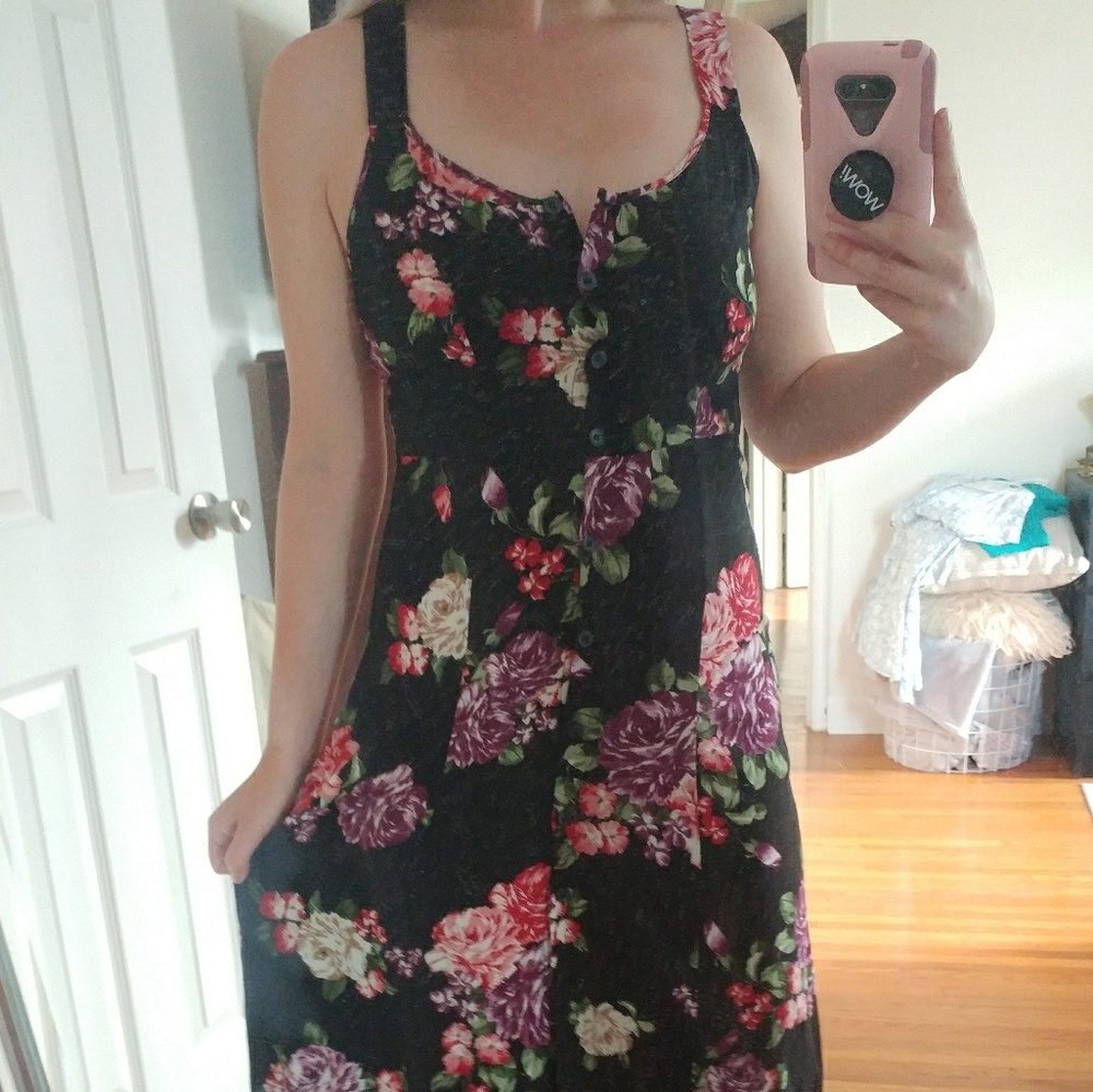 Floral Button Up Maxi